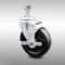 Service Caster 5 Inch SS Hard Rubber Wheel Swivel 1/2 Inch Threaded Stem Caster with Brake SCC SCC-SSTS20S514-HRS-TLB-121315 - alternate 1